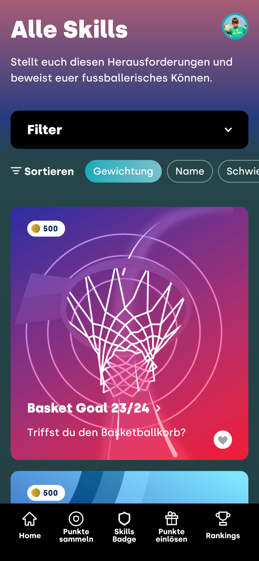 Übersicht aller Skills