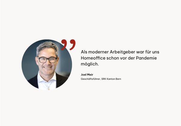 Pattern Zitat der Website SRK Bern