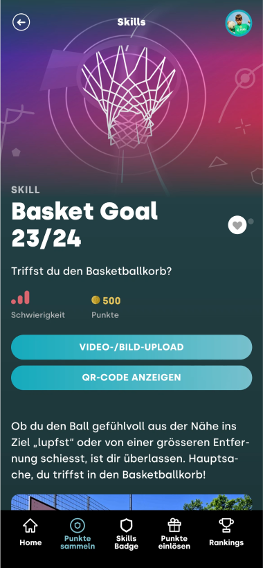 Swiss Skills Basket Goal Skill